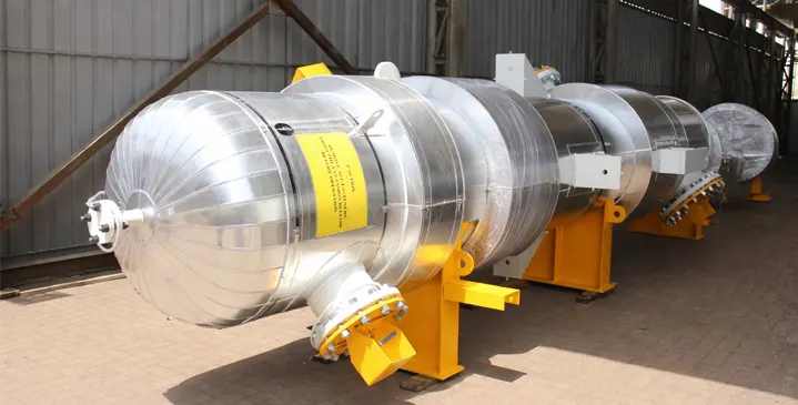 Prestige Engineering manufacturing a shell and tube heat exchanger
