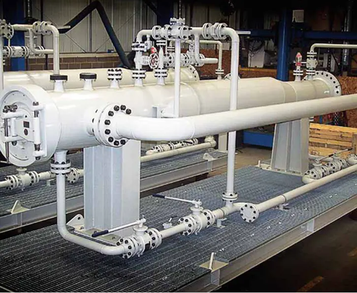 Prestige Engineering manufacturing a shell and tube heat exchanger