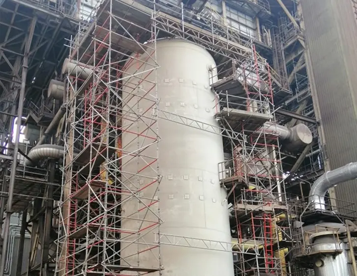 Prestige Engineering manufacturing a shell and tube heat exchanger
