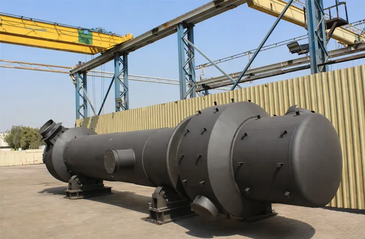 Prestige Engineering manufacturing a shell and tube heat exchanger